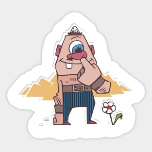 Funny Cyclopes. Sticker